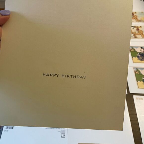 The Art Group Mickey & Co Vintage Foldable Disney Mickey Pluto Minnie Cards - Picture 11 of 16